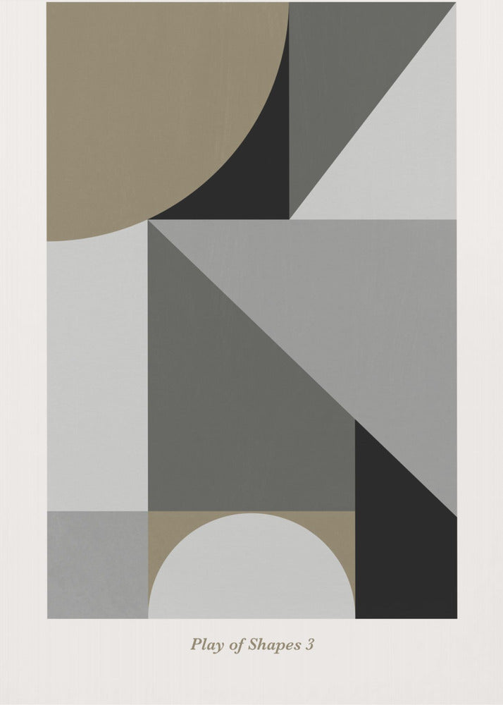 Play of Shapes 3 | Canvas