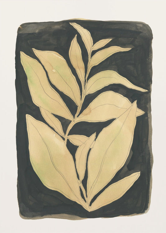 Foliage noir N.2 | Poster