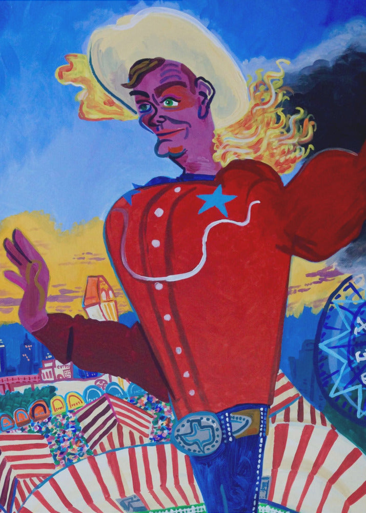 Big Tex Aflame | Poster