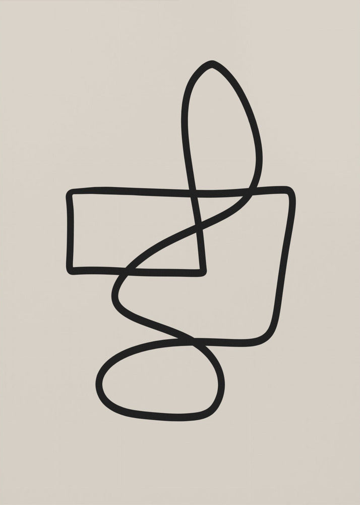 Graceful Looping Lines | Canvas