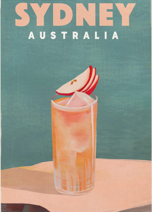 Sydney Australia Cocktail Bar Decor | Poster