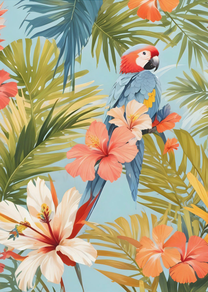Macaw Tropical Solitude | Poster