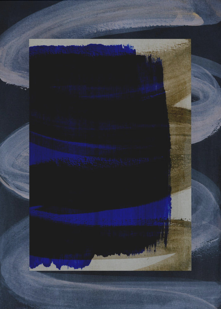 Abstract Brush Strokes 165 | Canvas