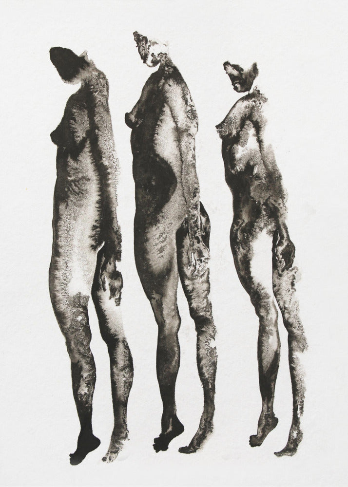 Figure Study 3x | Canvas