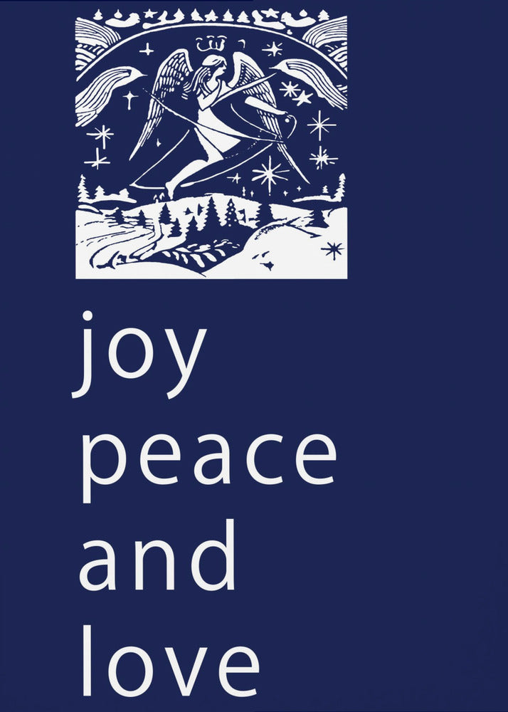 Bows and Baubles: Joy Peace and Love Christmas | Poster