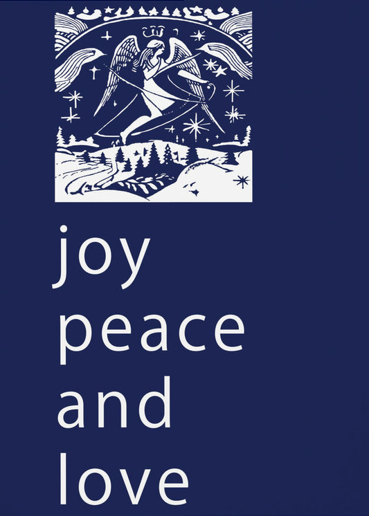 Bows and Baubles: Joy Peace and Love Christmas | Poster