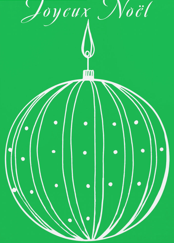 Bows and Baubles: Joyeux Noël Christmas | Poster