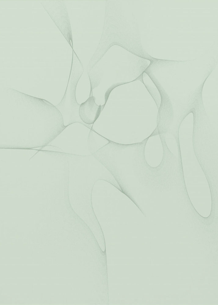 Mint Spiral 9338 | Canvas