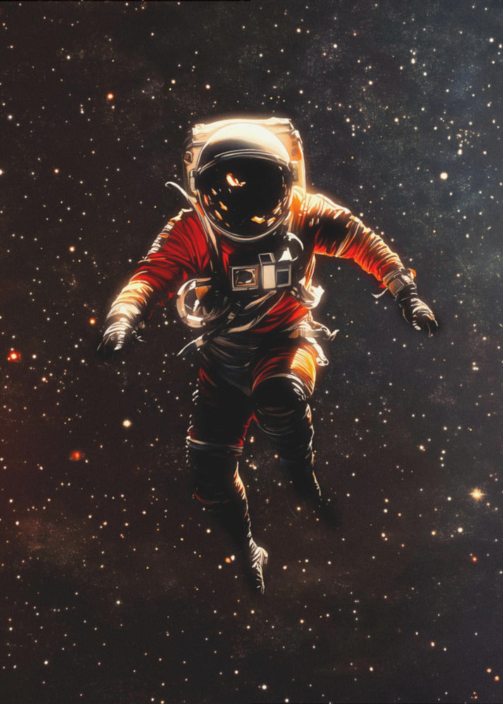 An Astronaut in Space | Poster