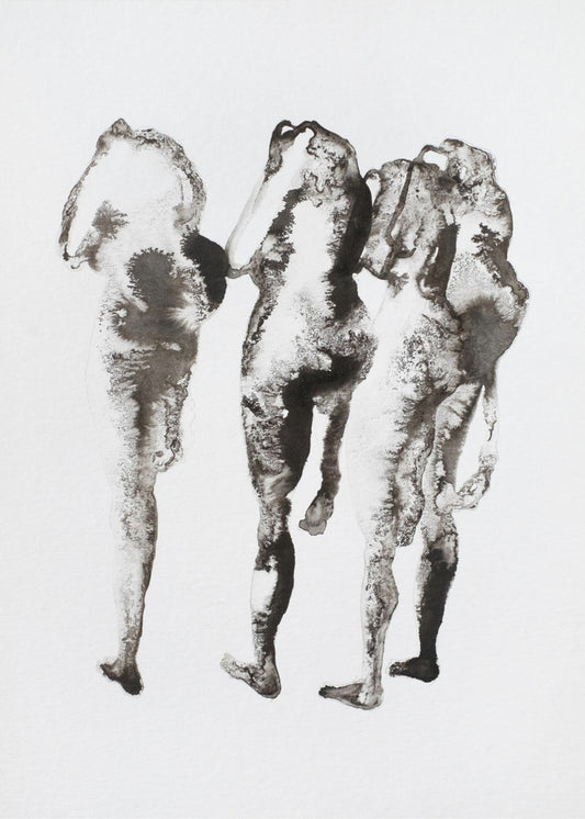 Four Figures (nach Muybridge) Enhanced Sr | Canvas