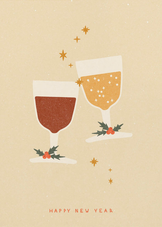 Make a wish to the clinking of glasses | Poster