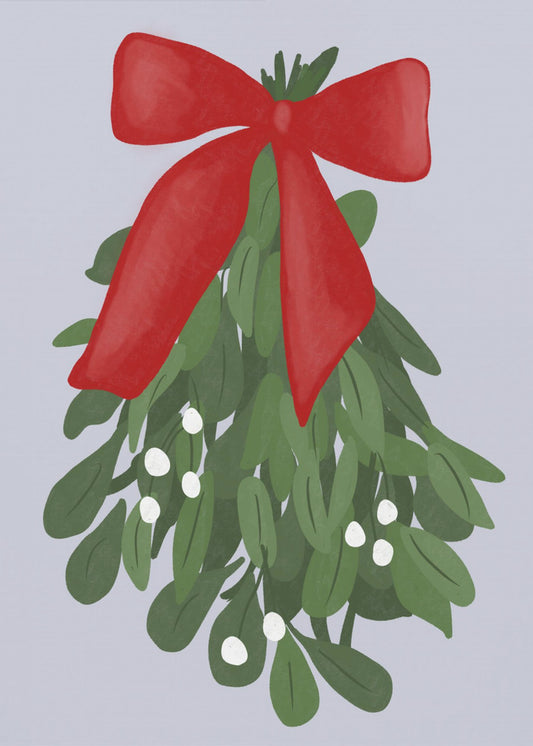 Festive Mistletoe Charm | Poster