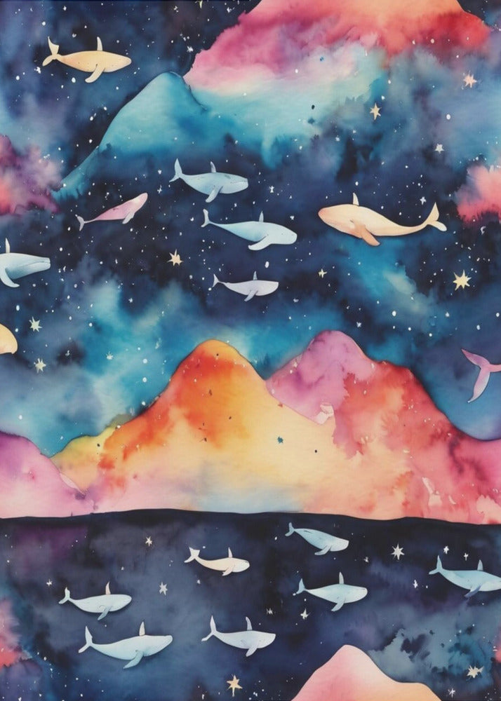 Starry Seascape | Poster