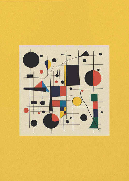 Abstract Geometry And Vibrant Colors | Canvas