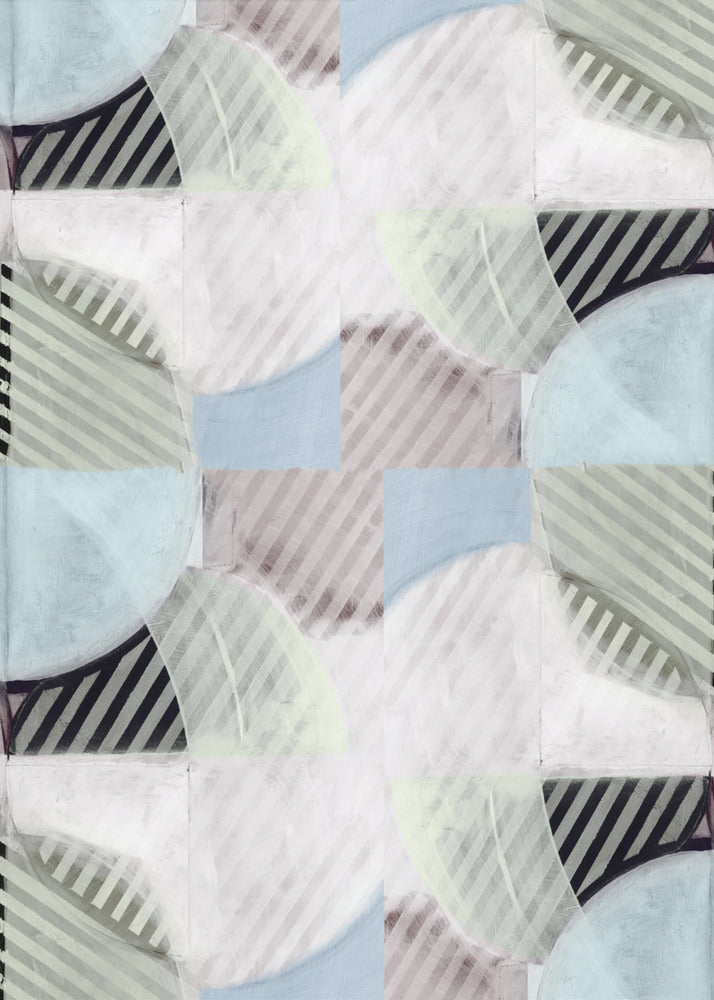 Abstract Misty Stripes 2 | Canvas