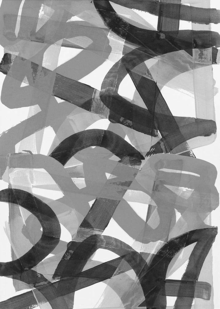 Shuffling Steps Black and White 2 | Canvas