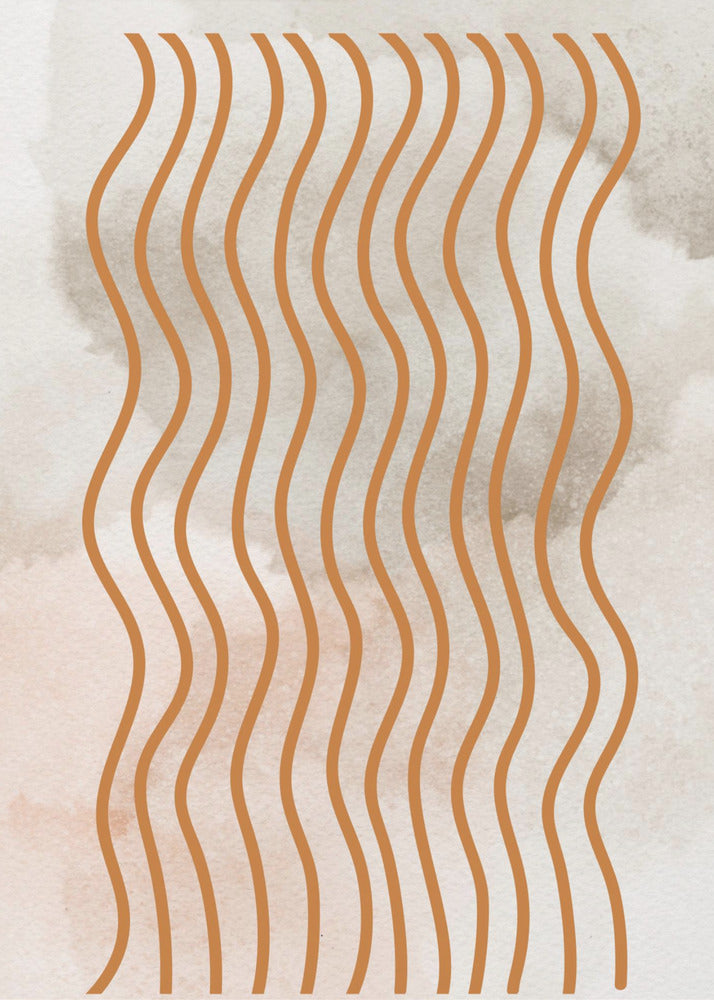 Curved Line Harmony | Poster