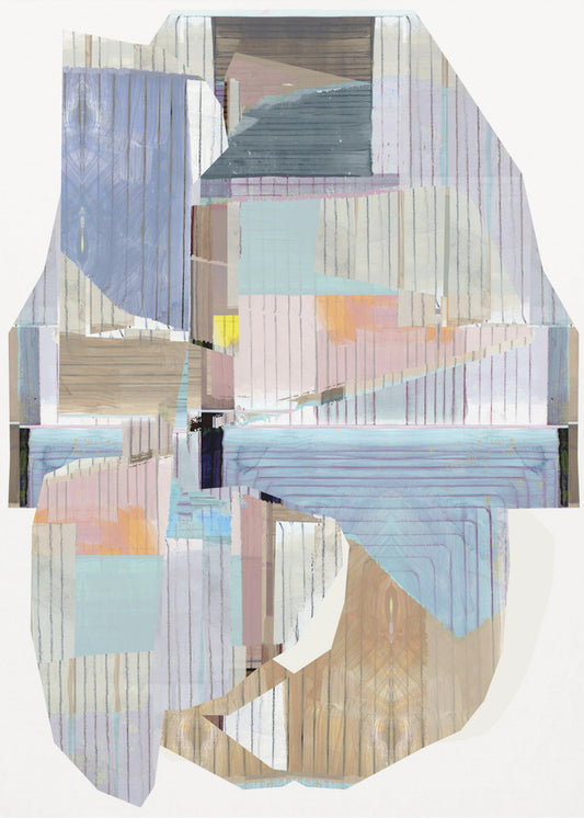 Multi Stripes Collage No 1 | Poster