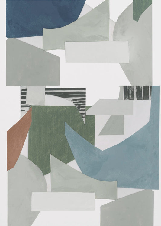 Neutral Geometric Print No 2 | Canvas