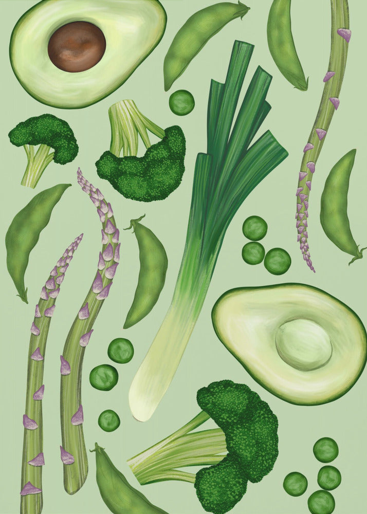 Green vegetables | Canvas