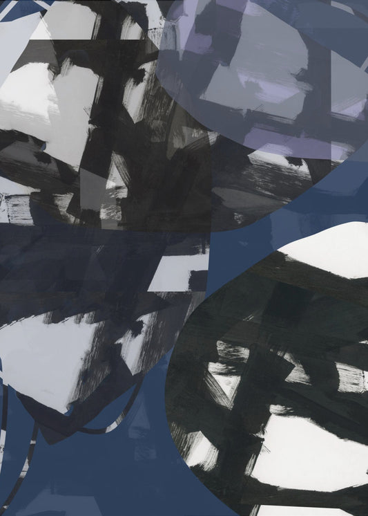 Dark Blue Beauty No3 | Poster