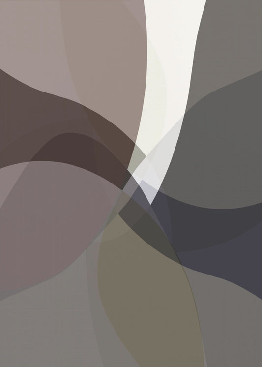 Abstract Neutral Shapes Print 5 | Canvas