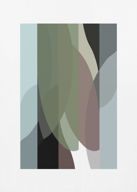 Abstract Shapes Art Print No 4 | Canvas