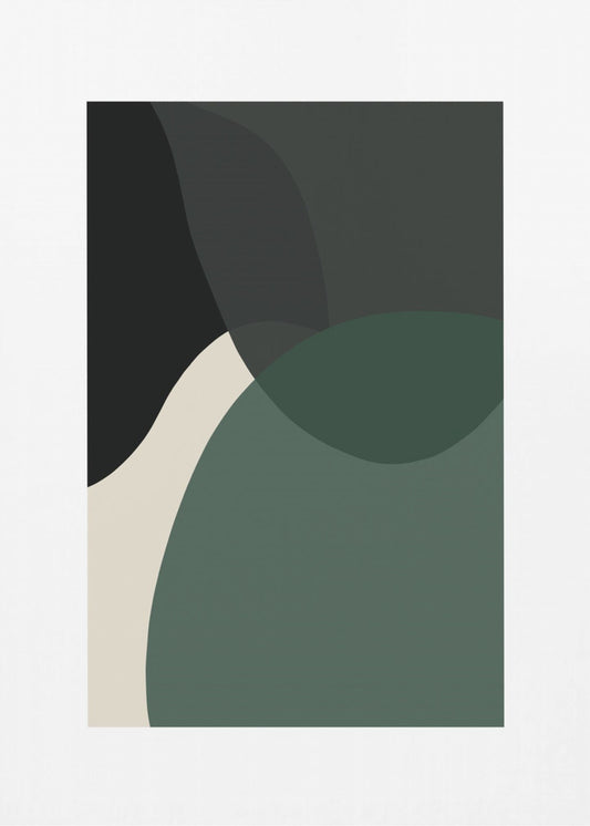 Abstract Shapes Art Print | Canvas