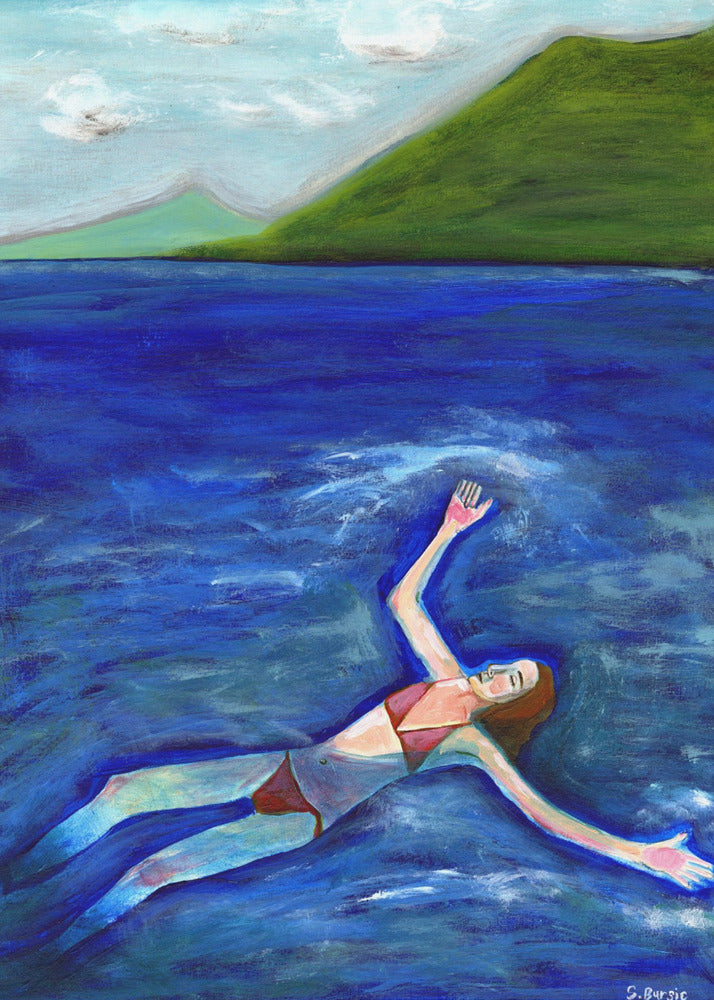 The swimmer | Canvas