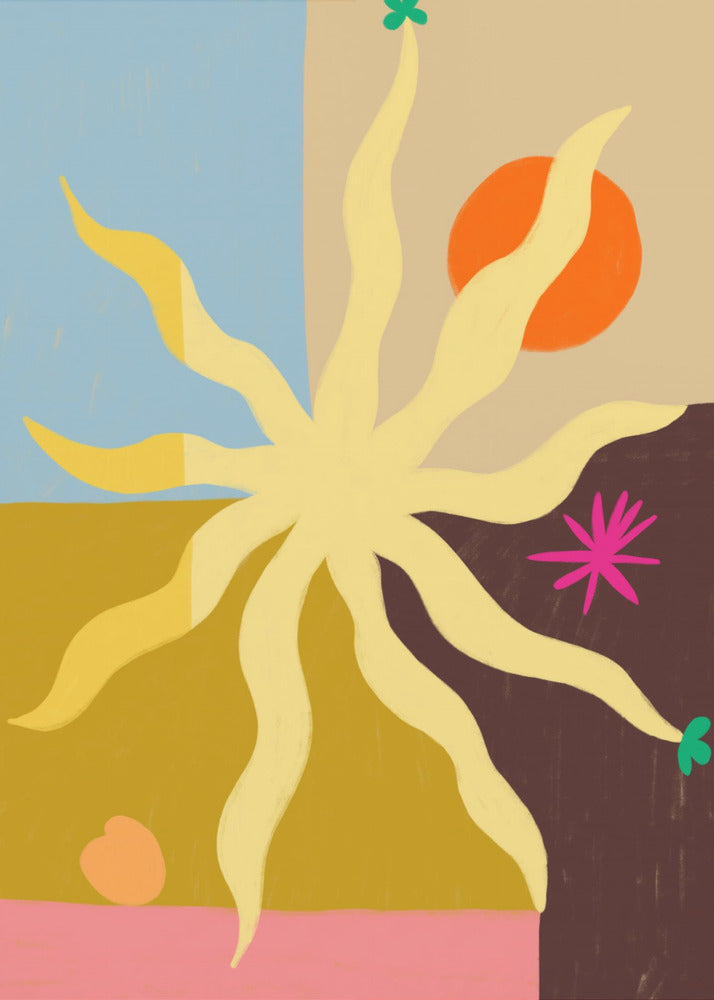 The Sun, the Fruit and the Flower | Canvas