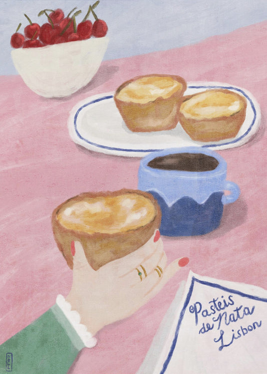 With Love From Lisbon - Food and Travel Art | Poster