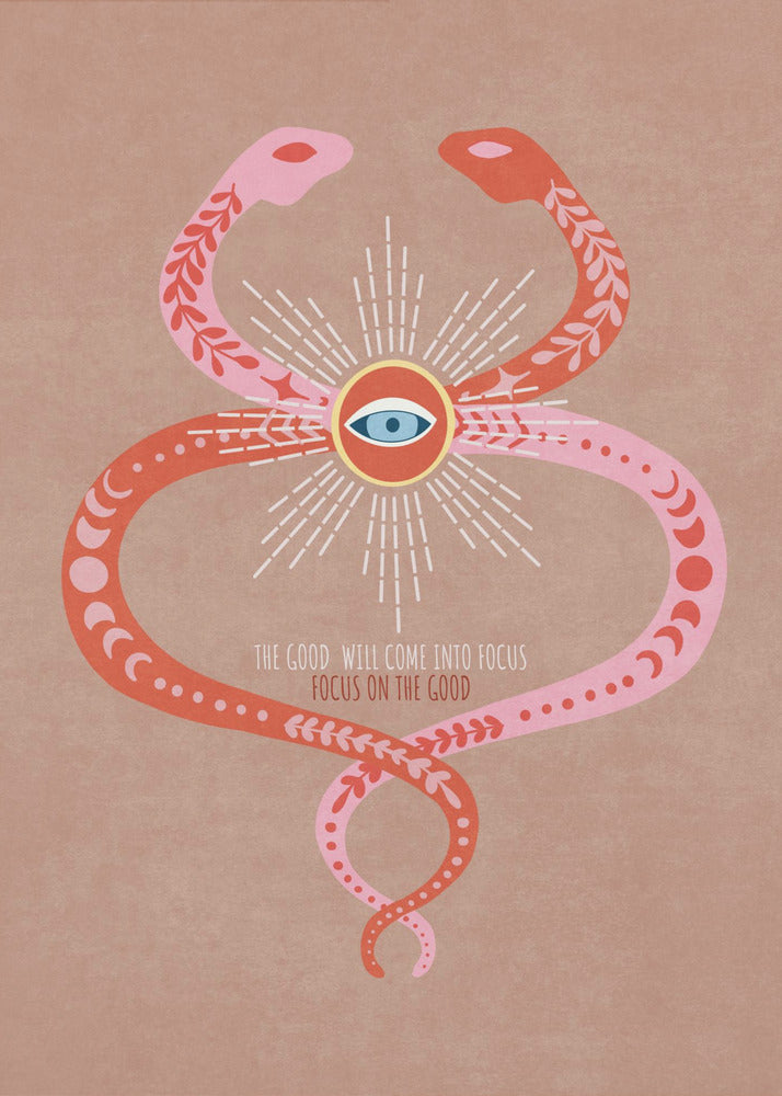 Serpent's Visionary Eye | Canvas