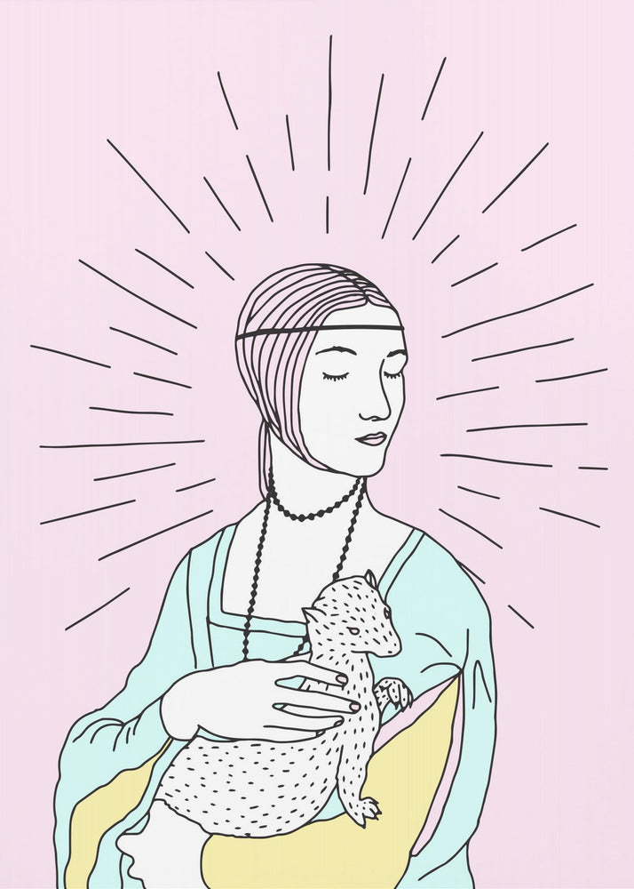 The Lady With An Ermin | Canvas