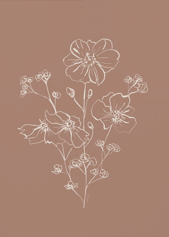 Wild Roses Bouquet | Canvas