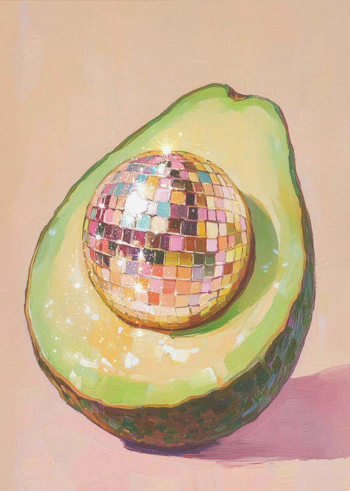 Disco Avocado Delight | Canvas