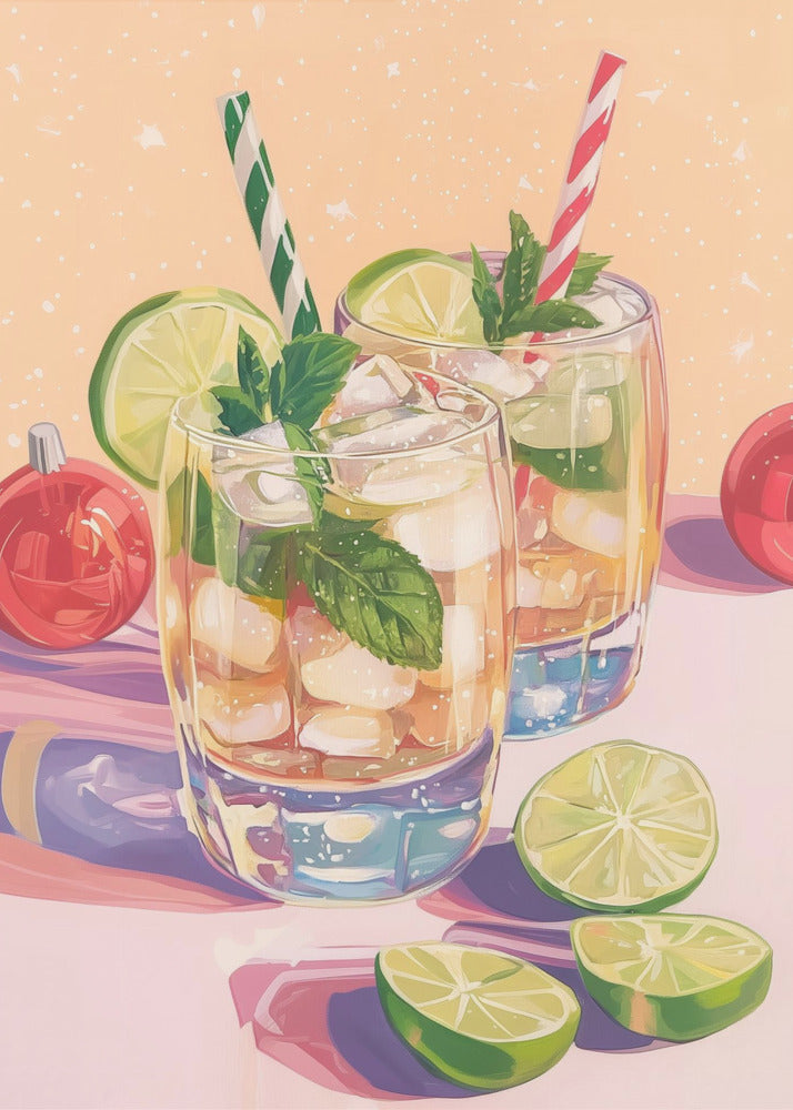 Mojito Summer Cocktails with Lime and Mint | Canvas