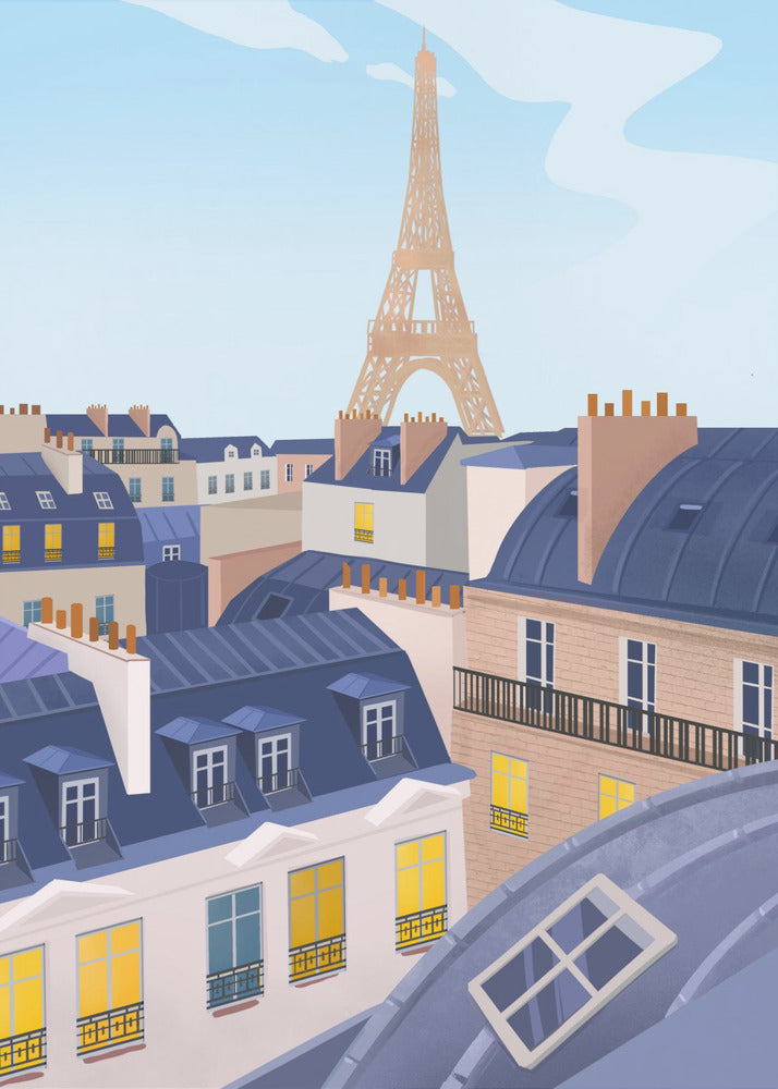 Paris Rooftops | Canvas