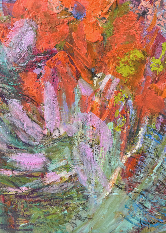 Vivid Bloomscape | Canvas