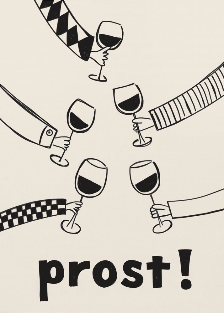 Prost! Wine Party with Friends | Canvas