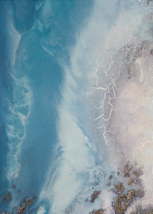 Aerial Beach  - Seaside Whispers 1 | Canvas