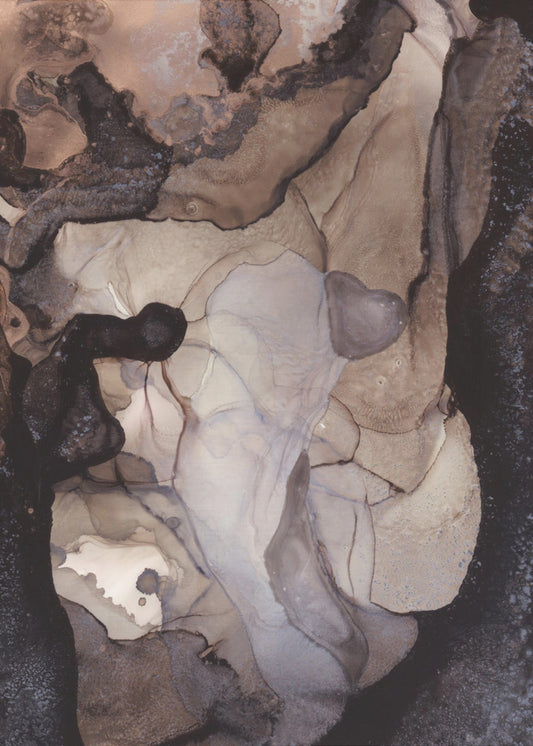 Organic Shapes in Earthy Tones | Poster