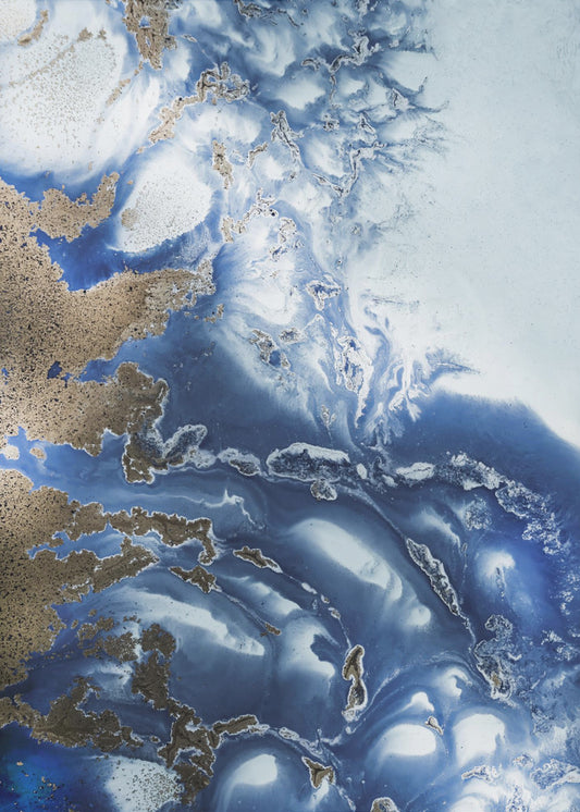 Peaceful - Ocean Wave Waltz  - Oceanic textures | Poster