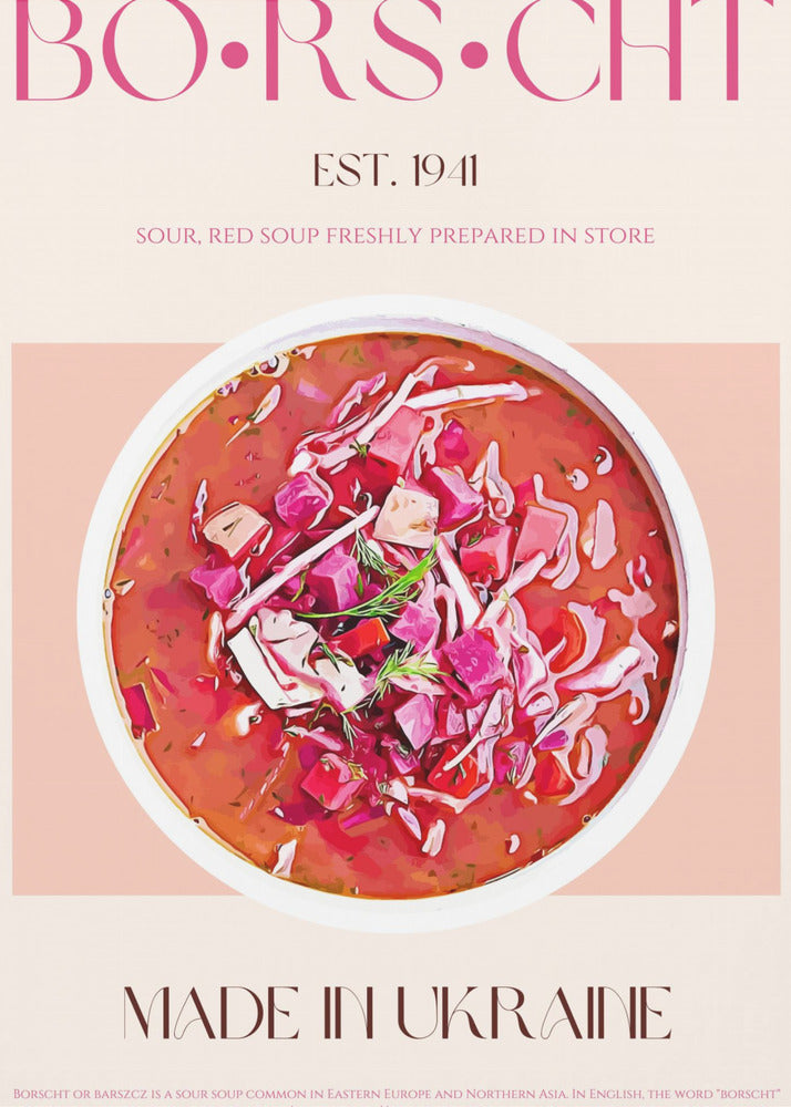 Ukrainian Borscht Bliss | Poster