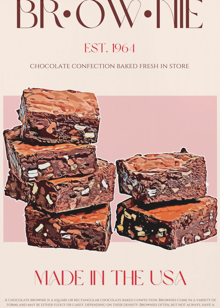 Choco Brownies Delight | Poster