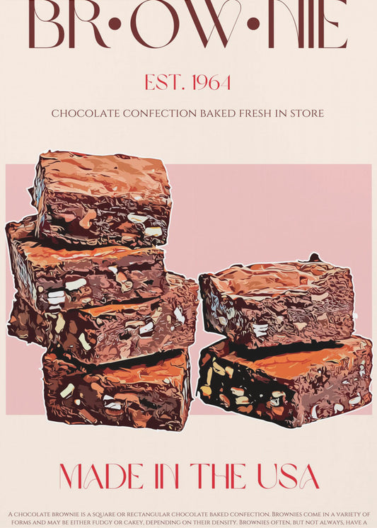 Choco Brownies Delight | Poster
