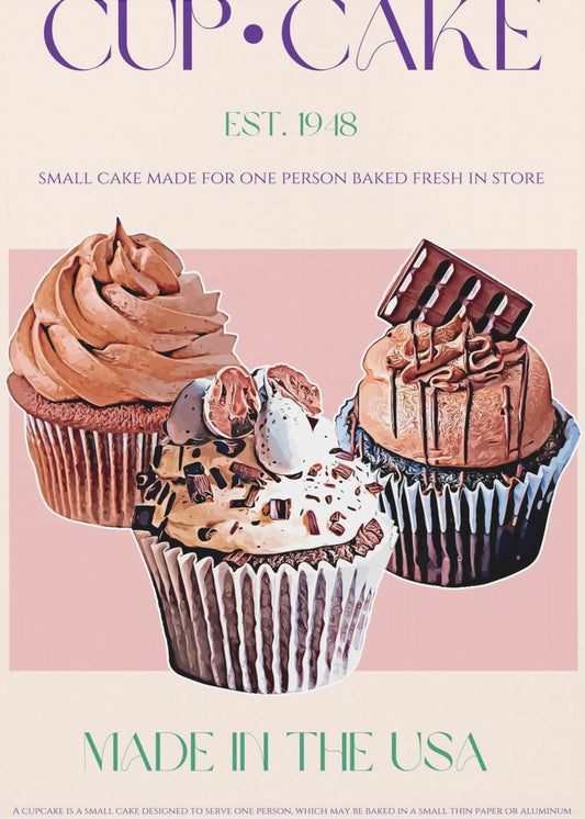Decadent Cupcakes | Poster