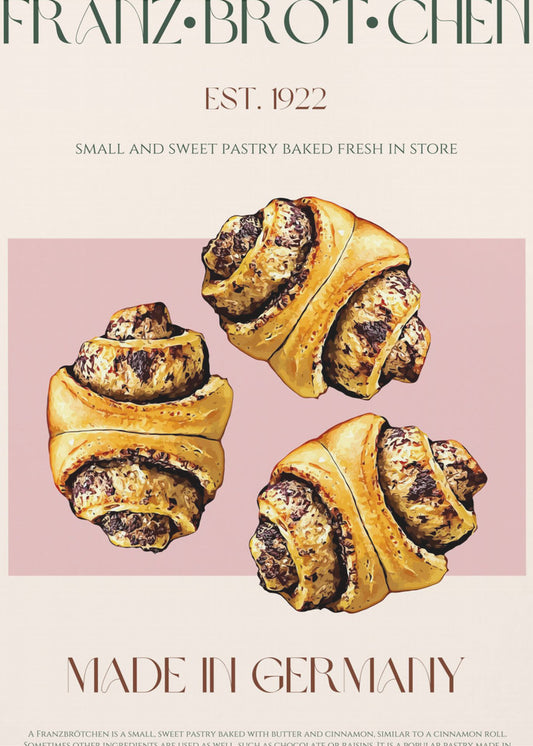German Pastries Delight | Poster