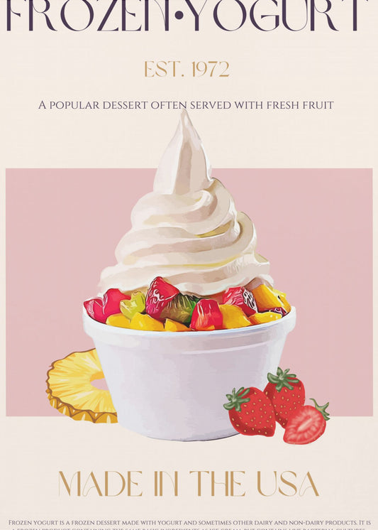 Swirl of Frozen Yogurt | Poster