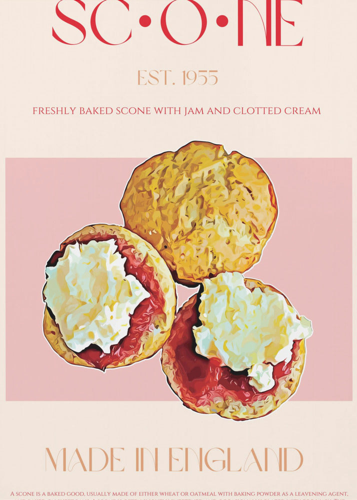English Scone Delight | Poster