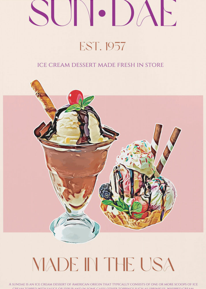 Delicious Sundaes | Poster